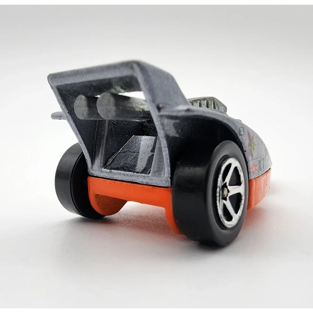 🏁Vintage‎ Hot Wheels 1984 XT-3 Three wheeler in SILVER/ ORANGE